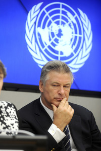 Alec Baldwin Pressekonferenz bei der UN in New York