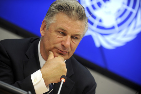 Alec Baldwin Pressekonferenz bei der UN in New York