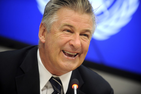 Alec Baldwin Pressekonferenz bei der UN in New York