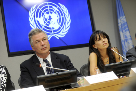 Alec Baldwin Pressekonferenz bei der UN in New York