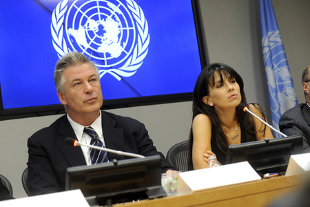 Alec Baldwin Pressekonferenz bei der UN in New York
