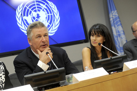 Alec Baldwin Pressekonferenz bei der UN in New York