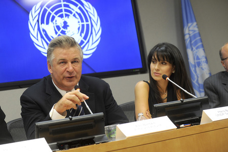 Alec Baldwin Pressekonferenz bei der UN in New York