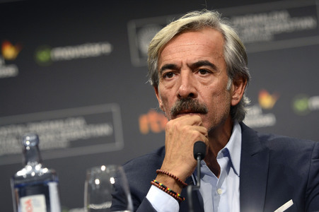 'Eva no duerme' Pressekonferenz San Sebastian Film Festival 2015
