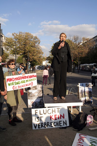 Demo vor der Botschft von Ungarn in Berlin