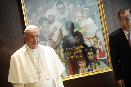 Papst Franziskus bei der UN in New York