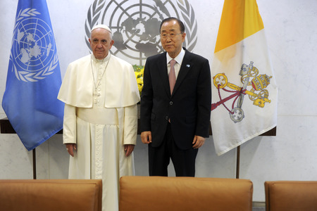Papst Franziskus bei der UN in New York