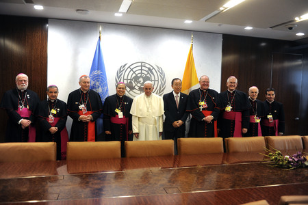 Papst Franziskus bei der UN in New York
