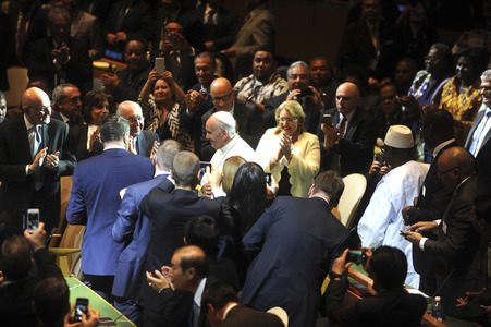 Papst Franziskus bei der UN in New York