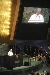 Papst Franziskus bei der UN in New York