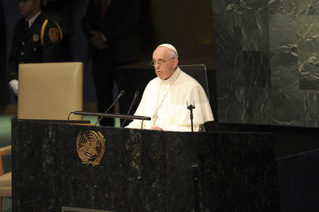 Papst Franziskus bei der UN in New York