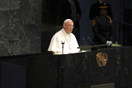 Papst Franziskus bei der UN in New York