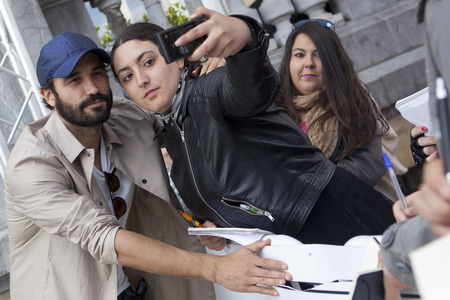 Ankunft von Alex Garica, San Sebastian Film Festival 2015
