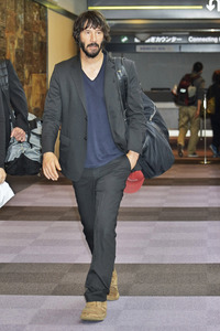 Ankunft von Keanu Reeves in Japan
