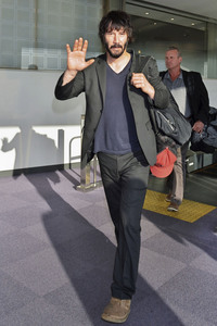Ankunft von Keanu Reeves in Japan