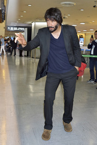 Ankunft von Keanu Reeves in Japan