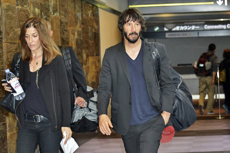 Ankunft von Keanu Reeves in Japan