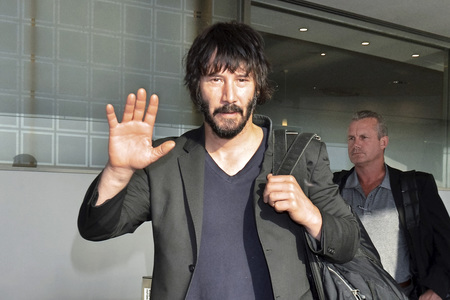 Ankunft von Keanu Reeves in Japan