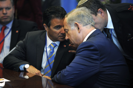 Benjamin Netanyahu im UN-Hauptquartier in New York