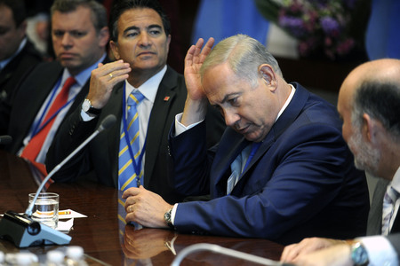 Benjamin Netanyahu im UN-Hauptquartier in New York