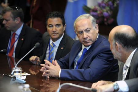 Benjamin Netanyahu im UN-Hauptquartier in New York