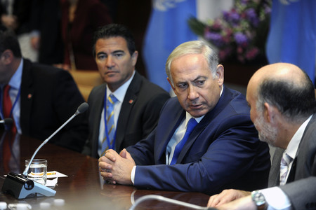 Benjamin Netanyahu im UN-Hauptquartier in New York