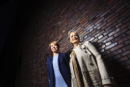 Kulturamtsleiterin Barbara Foerster mit Kulturdezernentin Susanne Laugwitz-Aulbach