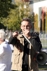 Staatenlosen Demo in Berlin