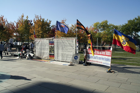 Staatenlosen Demo in Berlin