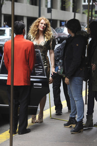 Am Filmset von 'Gold' in New York