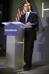 Marco Rubio spricht in  New York