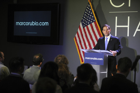 Marco Rubio spricht in  New York