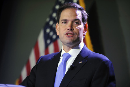 Marco Rubio spricht in  New York