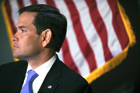 Marco Rubio spricht in  New York