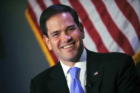 Marco Rubio spricht in  New York
