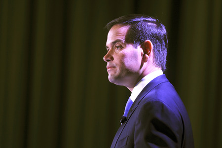 Marco Rubio spricht in  New York