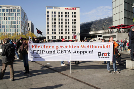 Demo Gegen TTIP und CETA in Berlin