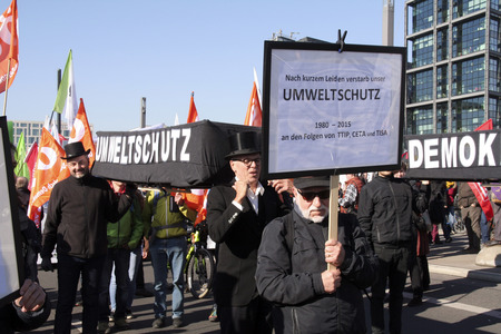 Demo Gegen TTIP und CETA in Berlin