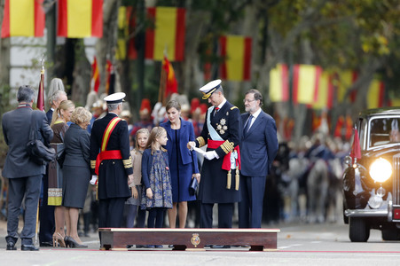 Militärparade zum spanischen Nationalfeiertag in Madrid