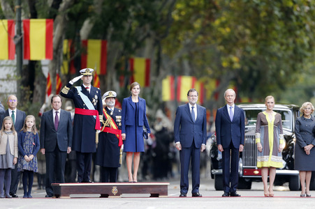 Militärparade zum spanischen Nationalfeiertag in Madrid