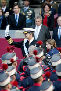 Militärparade zum spanischen Nationalfeiertag in Madrid
