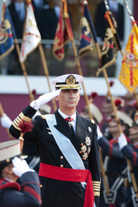 Militärparade zum spanischen Nationalfeiertag in Madrid