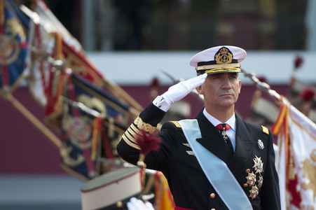 Militärparade zum spanischen Nationalfeiertag in Madrid
