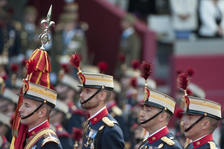 Militärparade zum spanischen Nationalfeiertag in Madrid