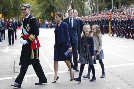 Militärparade zum spanischen Nationalfeiertag in Madrid