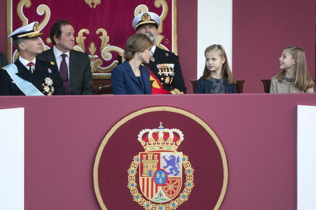 Militärparade zum spanischen Nationalfeiertag in Madrid