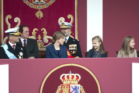 Militärparade zum spanischen Nationalfeiertag in Madrid