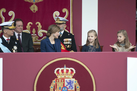 Militärparade zum spanischen Nationalfeiertag in Madrid