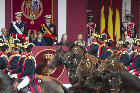 Militärparade zum spanischen Nationalfeiertag in Madrid