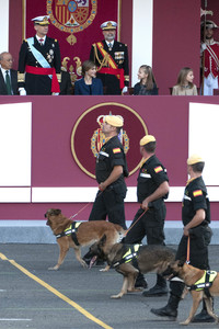 Militärparade zum spanischen Nationalfeiertag in Madrid